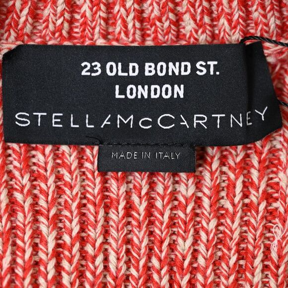 Stella McCartney x Yoshitomo Nara Intarsia Sweater In Red Organic Cotton - Picture 4 of 5